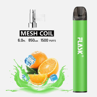 Катушка сетки ручки 1500puffs Vape ровного воздушного потока F900 P6 устранимая