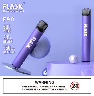 Устранимый 2ml электронный жидкостный стручок Vape сигареты 350mah Refillable