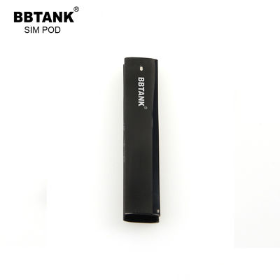 прибор сигарет CBD устранимый Vape дыма 0.5gram электронный гальванизировал черное