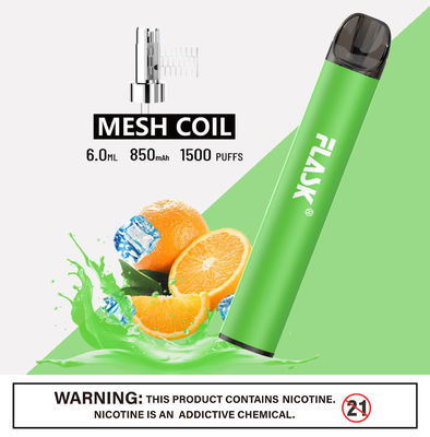 304 прибора Nic соли Ecig 1500puffs Smok нержавеющей стали с катушкой сетки