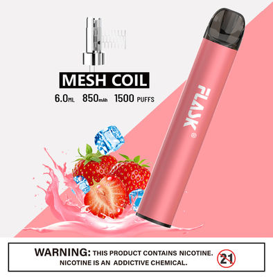 304 прибора Nic соли Ecig 1500puffs Smok нержавеющей стали с катушкой сетки