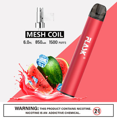 304 прибора Nic соли Ecig 1500puffs Smok нержавеющей стали с катушкой сетки