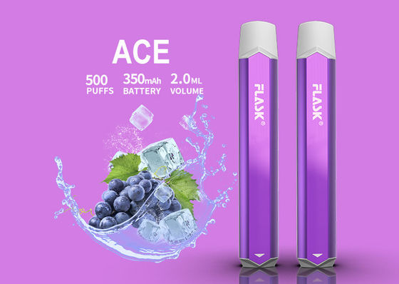 сплав Aluminuim прибора соли Nic Smok вапоризатора сигареты 500puffs 350mAH e