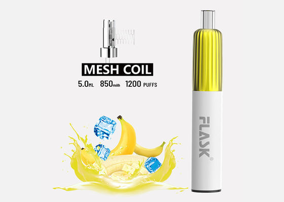 катушка приправленная солью вапоризатора никотина 850mAh 2% ручки сетки Vape Pre заполнила стручки