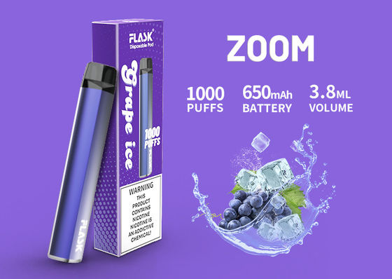 керамический патрон масла 1000puffs, 3.8ml 650Mah приправил патрон CBD Vape