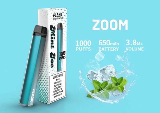керамический патрон масла 1000puffs, 3.8ml 650Mah приправил патрон CBD Vape