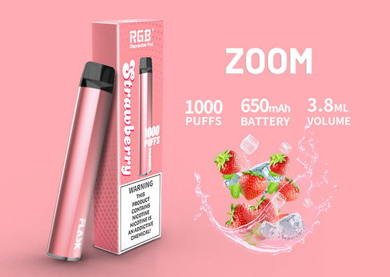 керамический патрон масла 1000puffs, 3.8ml 650Mah приправил патрон CBD Vape