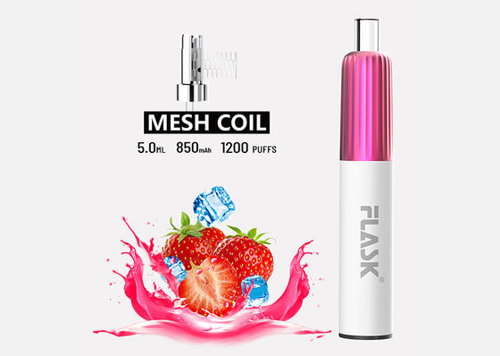 1200 прибор Vaping сигареты никотина слоек 5.0ml свободный устранимый электронный