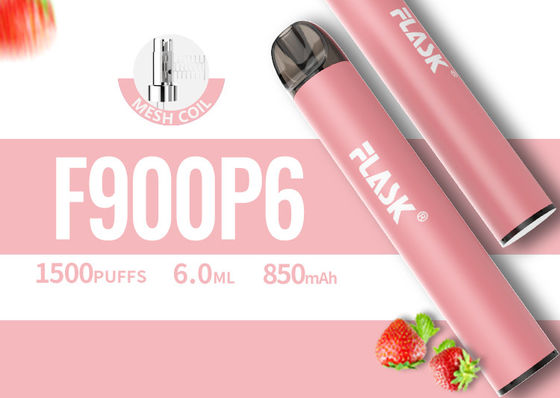 прибор стручка 6.0ml устранимый Vape, ручка 1500puffs устранимая Vape