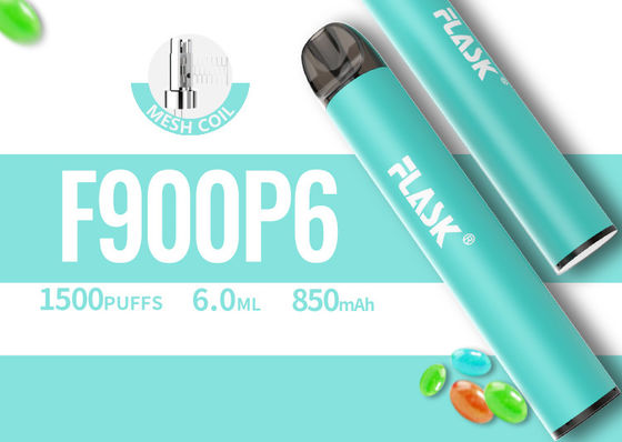 прибор стручка 6.0ml устранимый Vape, ручка 1500puffs устранимая Vape