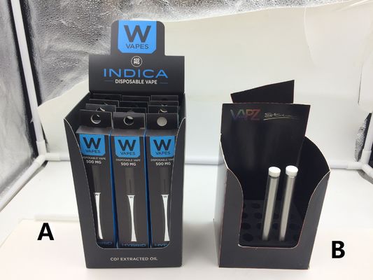 Лакировать коробку ручки Vape упаковывая, складная упаковка патрона масла THC