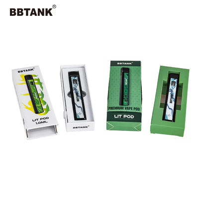 Коробка ручки Vape бумаги искусства перепада 9 упаковывая, коробка патронной бумаги THC