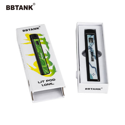 Коробка ручки Vape бумаги искусства перепада 9 упаковывая, коробка патронной бумаги THC