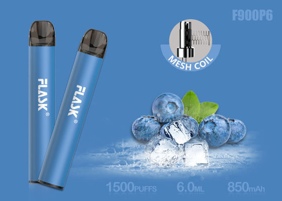 Патрон масла Nicosalt 5% 1500puffs 6.0ml стеклянный с катушкой сетки