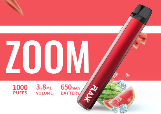 650Mah электронное 3.8ml 1000puffs приправило ручку Nicosalt 1% вапоризатора