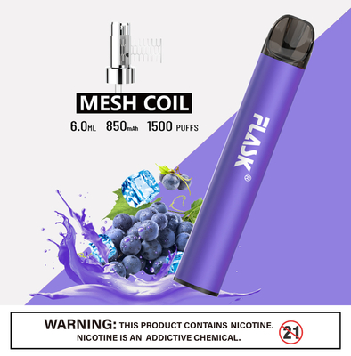 RGBvape SS304 Ecig 1500 приборов vape слойки устранимых с катушкой сетки