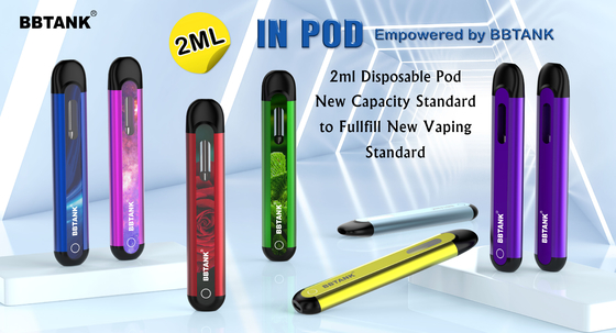 BBTANK В стручке Vape катушки прибора 2ml Vape дистиллатного масла СТРУЧКА THC устранимом керамическом с процессами 100% проверки качества