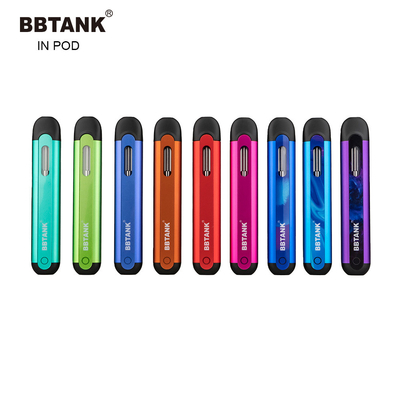 THC устранимое Vape BBTANK В ручке масла ручки CBD vape перепада 8 системы стручка масла E-сигарет 350mah перезарядки стручка толстой