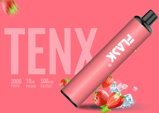 Батарея ручки 3.7V 1400mAh вапоризатора слоек катушки 3000 сетки приправленная 10ml