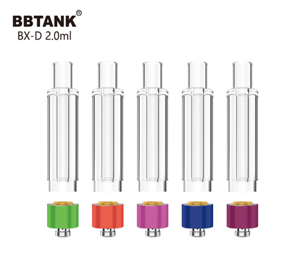 BBtank 2.0ml полностью стеклянный атомизатор потока патрона 510 для толстого масла конопли