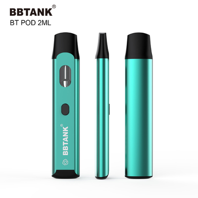 Изготовленная на заказ кнопка прибора 2ml THC устранимая Vape подогревает катушку функции керамическую никакой закупоривать