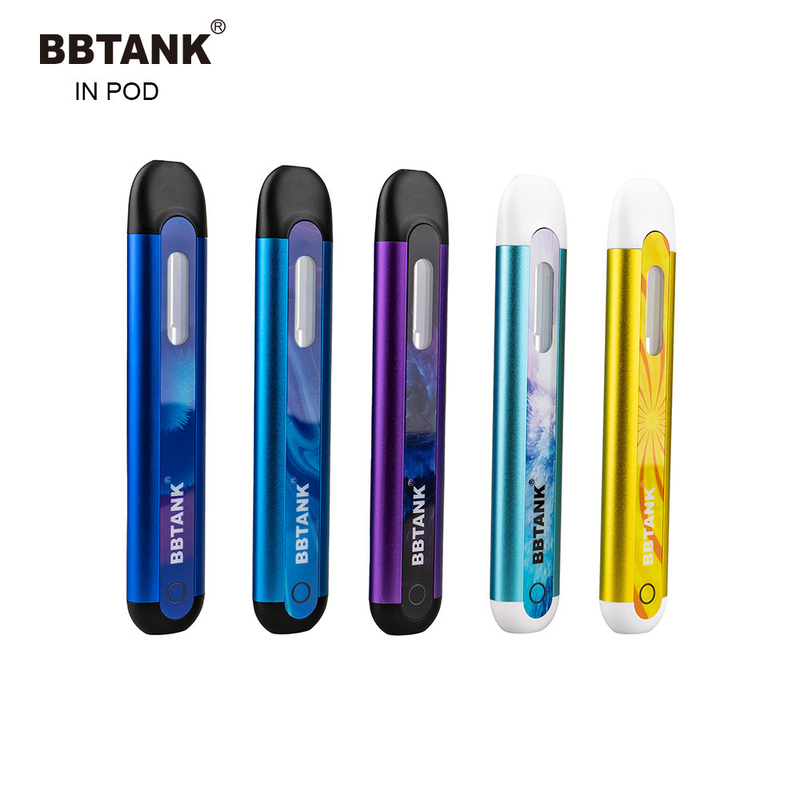 BBTANK ручки масла 2 ml прибор стручка vape lil толстой устранимый перезаряжаемые В ручке CBD Vape стручка масла перепада 8 логотипа СТРУЧКА изготовленной на заказ