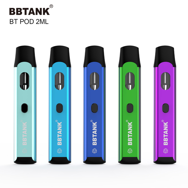 Стручок 2.0ml BBtank устранимый Vape с кнопкой на перепад 8 HHC масла конопли толстый