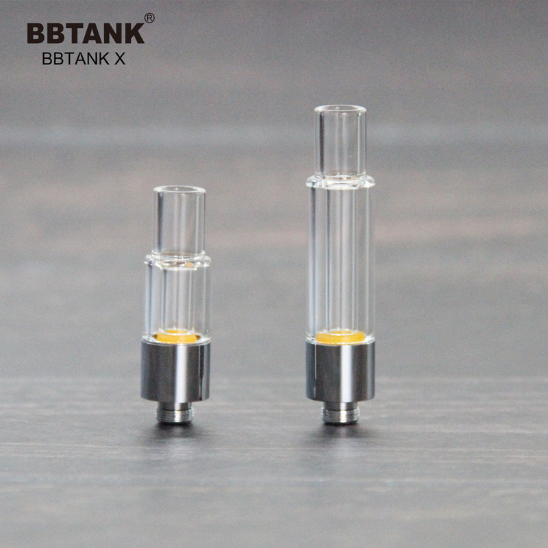 Патрон 0.5ml 1,0 фабрики BBTANK оптовый первоначальный полностью стеклянный 2,0 грамма, 510 поток, подходящее масло выкостности широкого диапазона